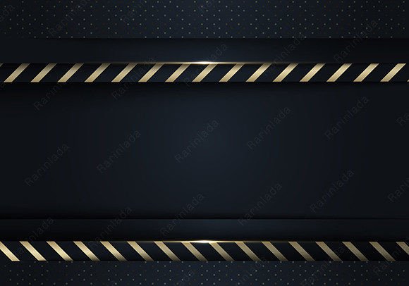 3D Luxury Template Blue Stripes Gold: A Versatile Design for High-End Projects