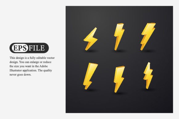 3d Thunder Vector Isolated Collection: A Powerful Tool for Designers and Creators