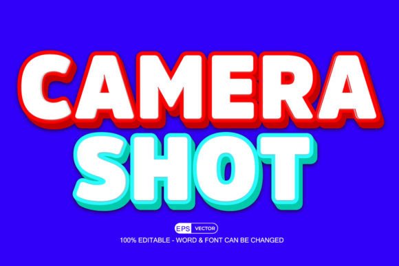 Camera Shot 3d Editable Text Effect Vect: A Powerful Tool for Creative Professionals
