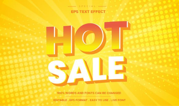 Editable Text Effect Hot Sale Bold 3d: A Versatile Design Tool for Creators and Businesses