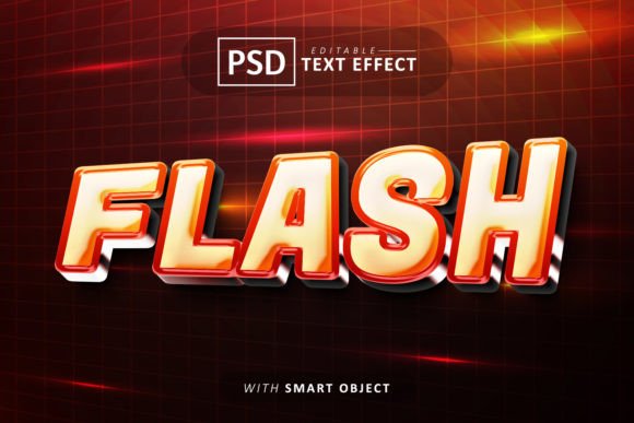 Flash 3D Text Effect Editable