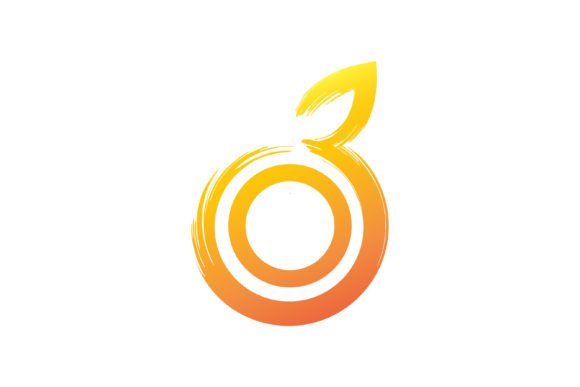 Orange Logo Design Vector Icon Symbol