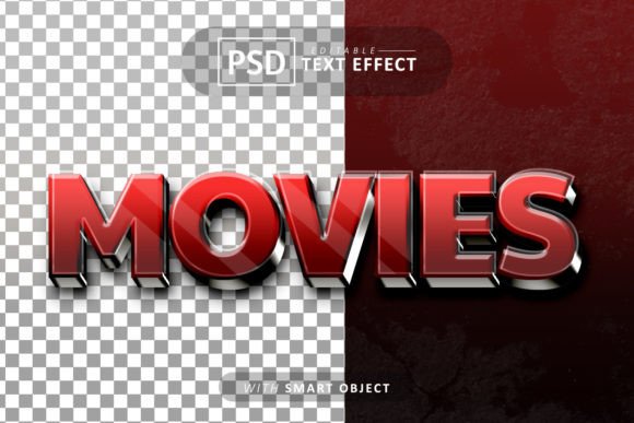 Red Movies 3d Text Effect Editable: A Powerful Tool for Creative Professionals