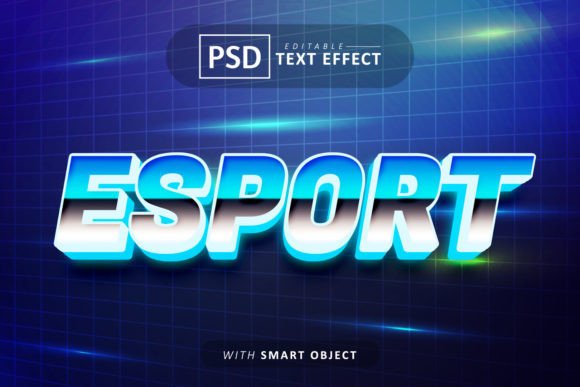 Retro Esport 3D Editable Text Effect: A Versatile Design Solution for Creators
