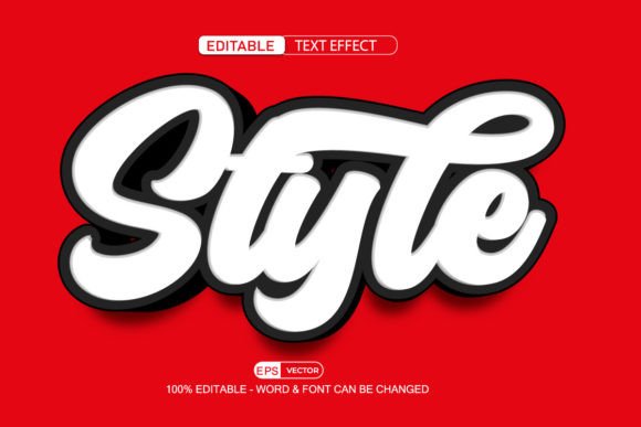 Style Editable Text Effect Vector 3d Sty: A Versatile Tool for Modern Designers