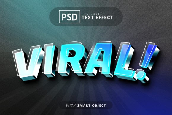 Viral Modern 3d Font Style Effect: A Versatile and Customizable Design Tool